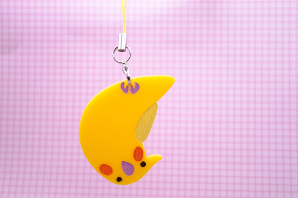 Image of Dangling Birds - Hand Painted Charms