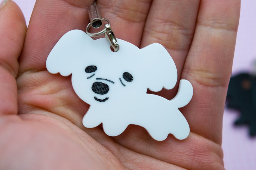 Image of Puppy Buddies - Hand Painted Charms