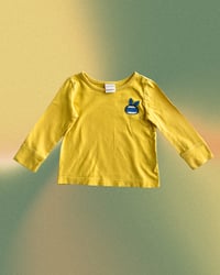 Image 1 of Hanna Andersson Yellow Long Sleeve T-Shirt-18-24m