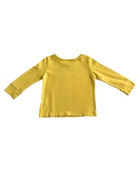 Image 2 of Hanna Andersson Yellow Long Sleeve T-Shirt-18-24m