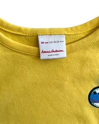 Image 3 of Hanna Andersson Yellow Long Sleeve T-Shirt-18-24m