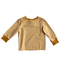 Image 2 of Hanna Andersson Striped Long Sleeve T-Shirt- 2T