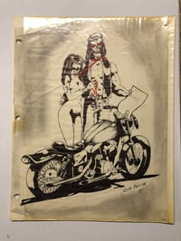 Vintage Hand drawn tattoo flash Bill Percival ‘88