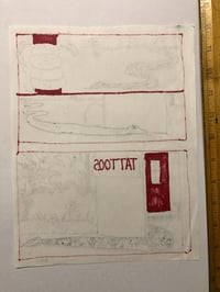 Image 3 of Original Duck Edwing tattooed snake comic panel Spy vs Spy Mad Magazine 