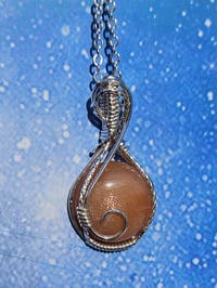 Image 3 of Peach Moonstone "Champayne SuperNova"