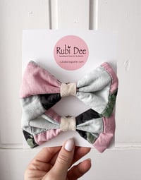 Image 3 of Upcycled Quilt Multi-Use Bow Clips 