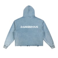 Image 2 of DANGEROUS HIDDEN HOODIE (MENS) (Blue)