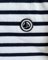 Image 4 of Petit Bateau Striped Long T-Shirt-12Y