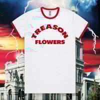 Treason Flowers Red Ringer Tee