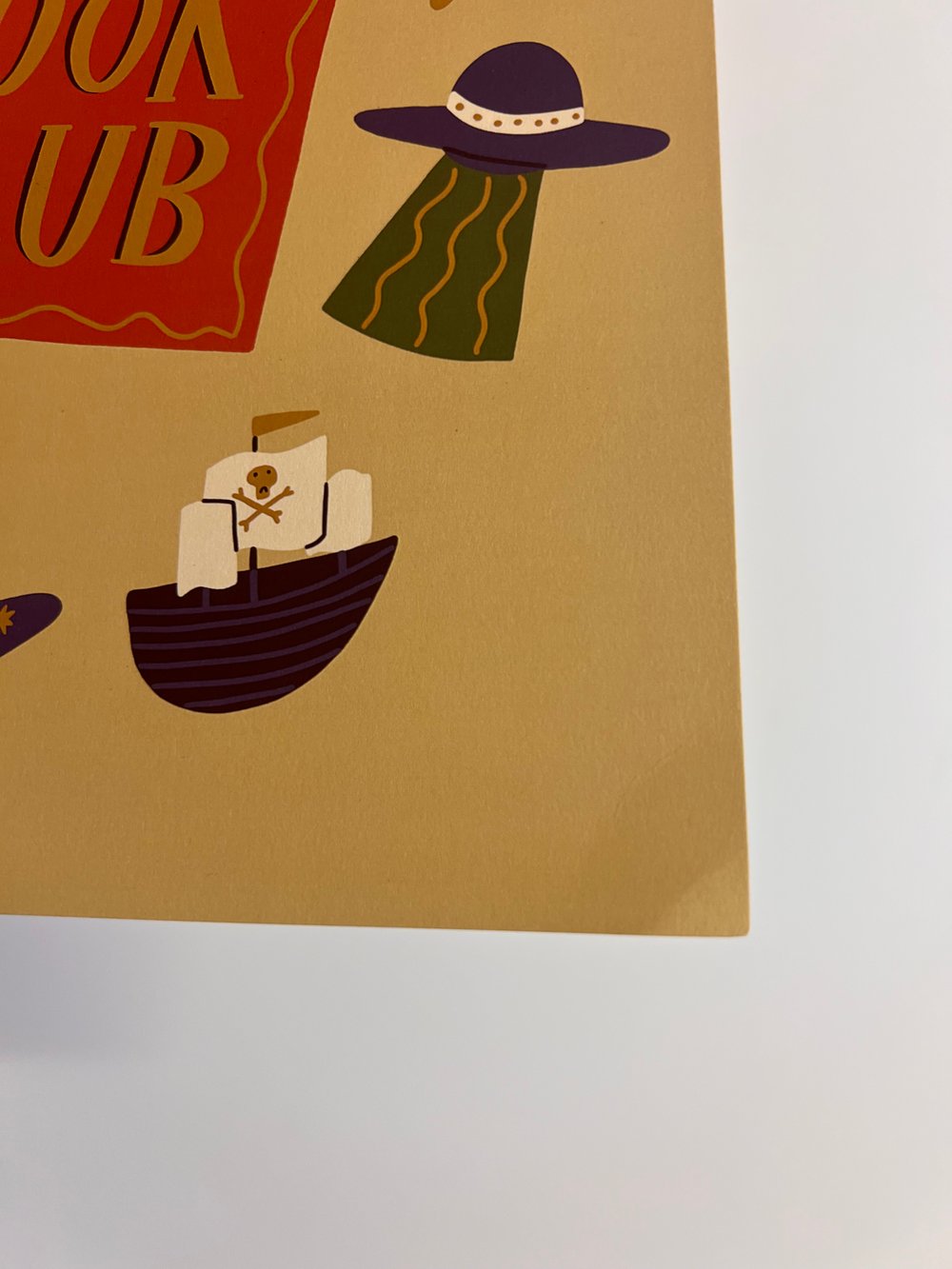 Image of *SUPER SECONDS* Sad Girl Book Club Print