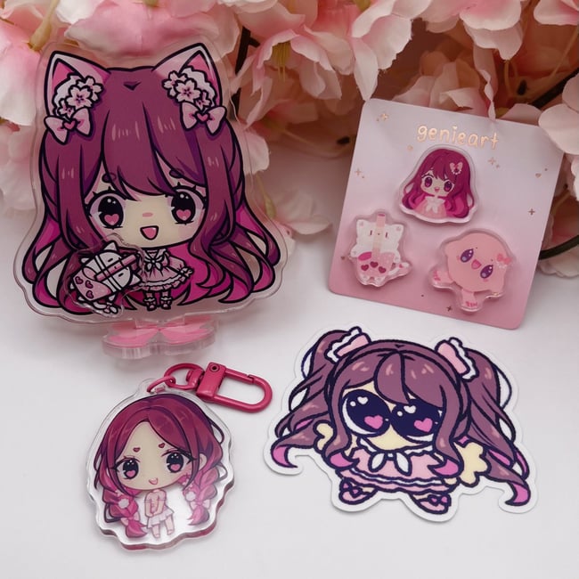 genie's bday merch set!