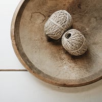 Image 1 of natural thin hemp twine