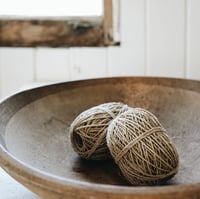 Image 3 of natural thin hemp twine