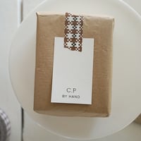 Image 1 of kinshipped paper tape - umber flower tile