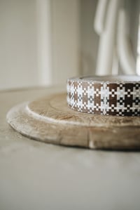 Image 2 of kinshipped paper tape - umber flower tile