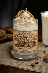 Chocolate Chip Cookie Candle 