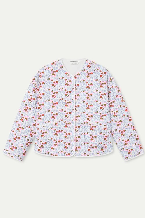Image of 4- Chaqueta Flowers con estampado Cute