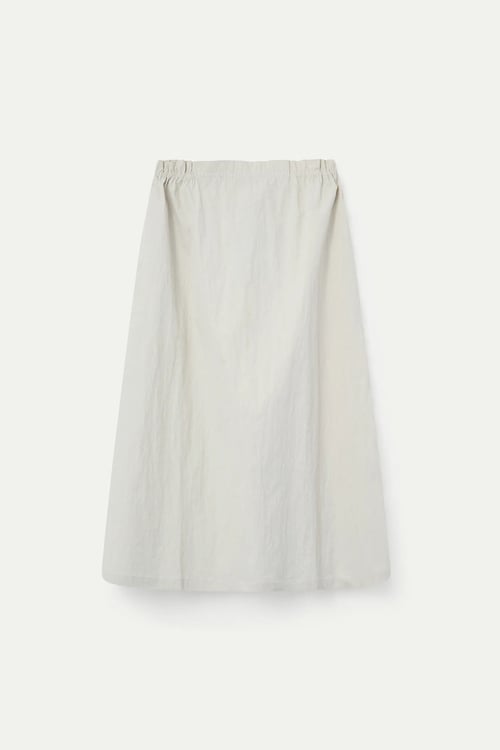 Image of 2- Falda Midi Blanco Roto