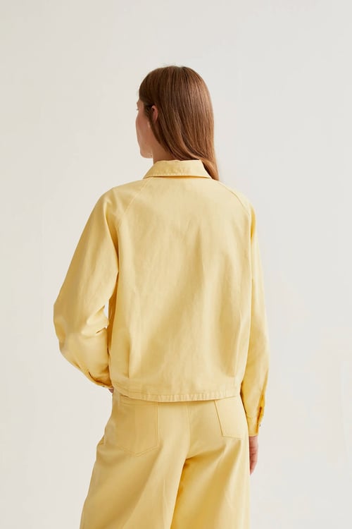 Image of 4- Chaqueta Algodon Amarillo