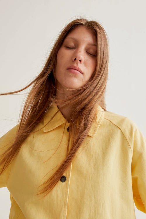 Image of 4- Chaqueta Algodon Amarillo