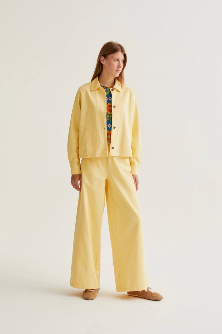 Image of 4- Chaqueta Algodon Amarillo
