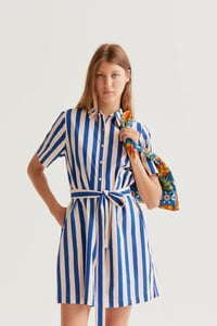 Image 1 of VESTIDO CORTO EST BAMBOO BLUE