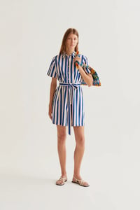 Image 4 of VESTIDO CORTO EST BAMBOO BLUE