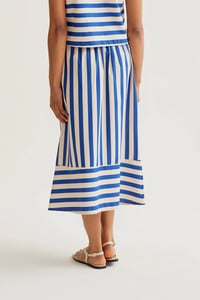 Image 3 of FALDA MIDI EST BAMBOO BLUE