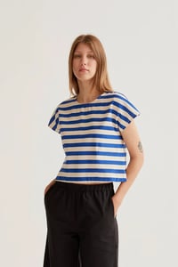 Image 1 of TOP EST BAMBOO AZUL