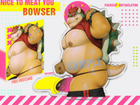 [PRE-ORDER] Nice To MEAT You Standee - Super Mario Bros - Bowser