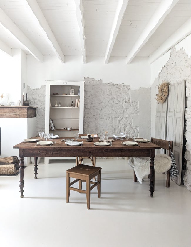 Grande table de ferme