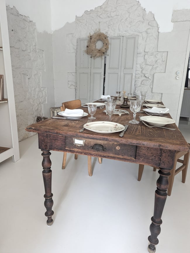 Grande table de ferme