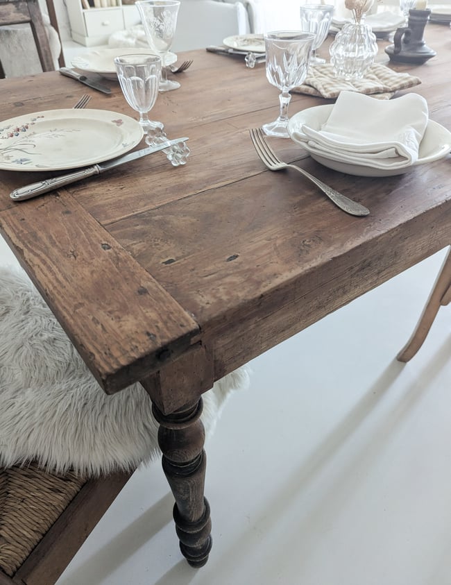 Grande table de ferme