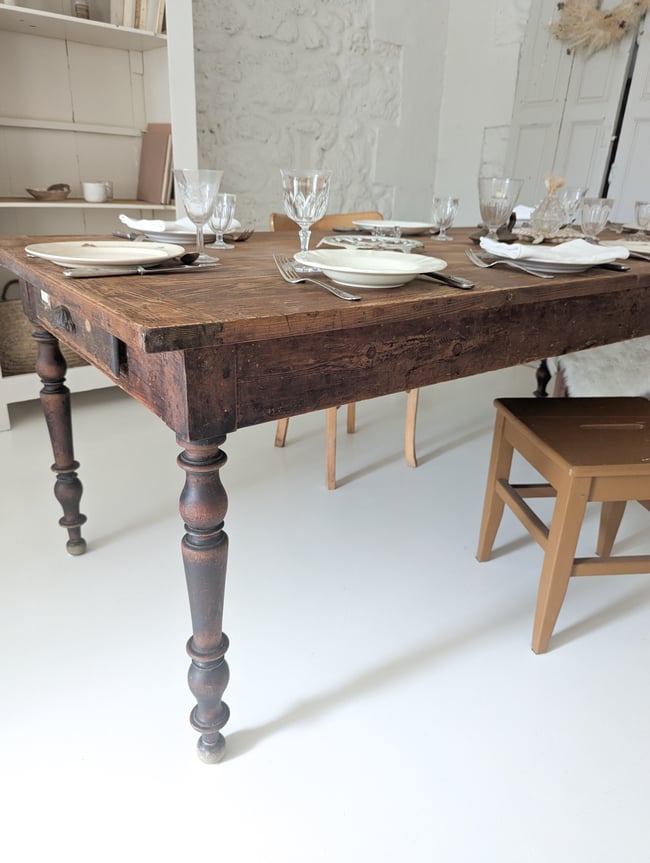 Grande table de ferme