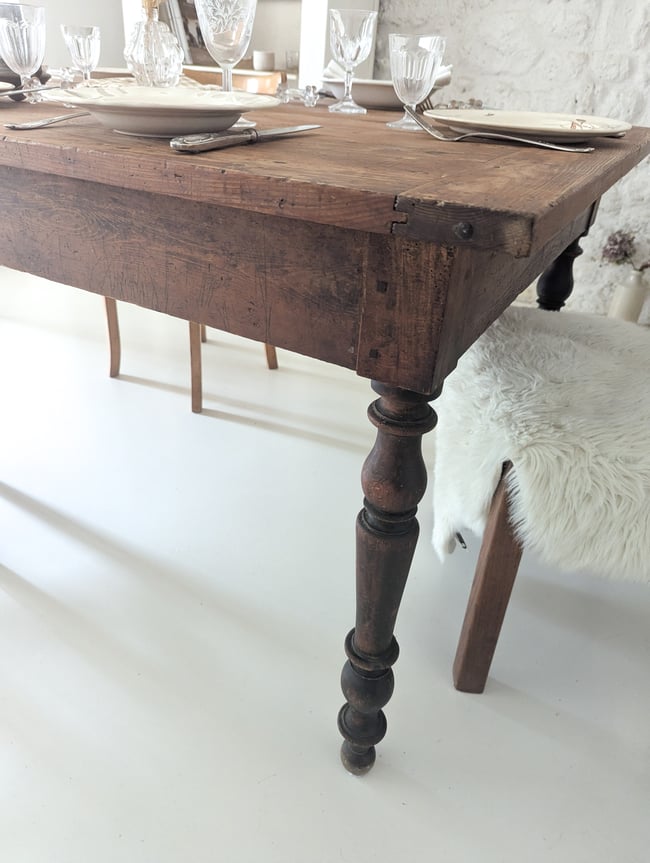 Grande table de ferme