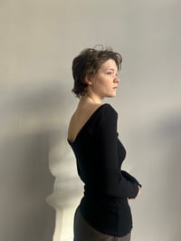 Image 5 of Pia Top — Open Back  Dots 