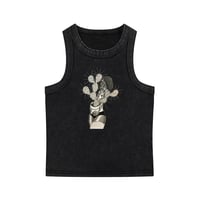 Image 1 of “Plant Mami” Black Snow Washed Tank Top
