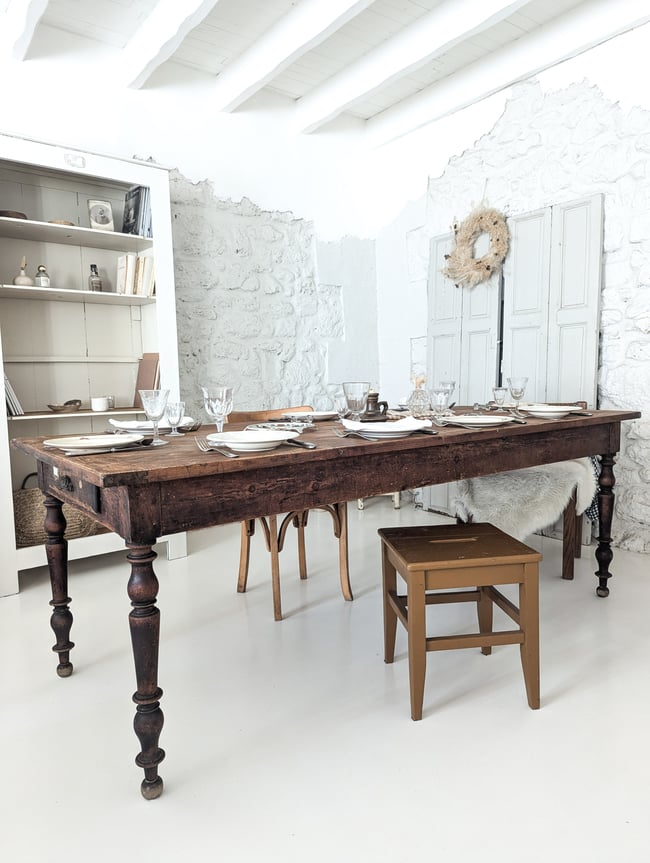 Grande table de ferme