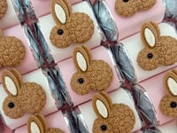 Brown Boucle Bunnies chocolate nuggets