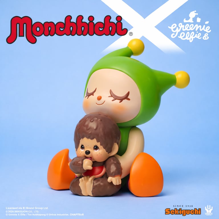 その他 ARTISTIC MONCHHICHI PROJECT featuring Lovetoxic Releases Original Monchhichi Collaboration Items