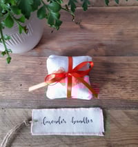 Image 4 of Lavender Bag Bundle –Heart Design Printed in Orange