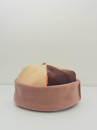 Image 3 of The Polar Fleece Hat in Mocha/Brown/Beige