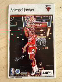 1986 Michael Jordan SI Poster Test Sticker