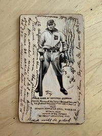 Image 1 of 1907 Seamless Steel Tubes Ty Cobb Postcard