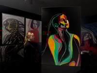 Image 2 of Intense IV – The Shape of What She Feels – (Limited Edition 2/9 – Work painted by hand)