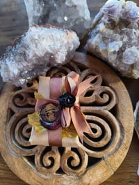 Image 3 of Spotted Field mushroom citrine fairy pendant 