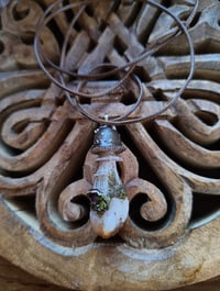 Image 5 of Black cap mushroom citrine fairy pendant 