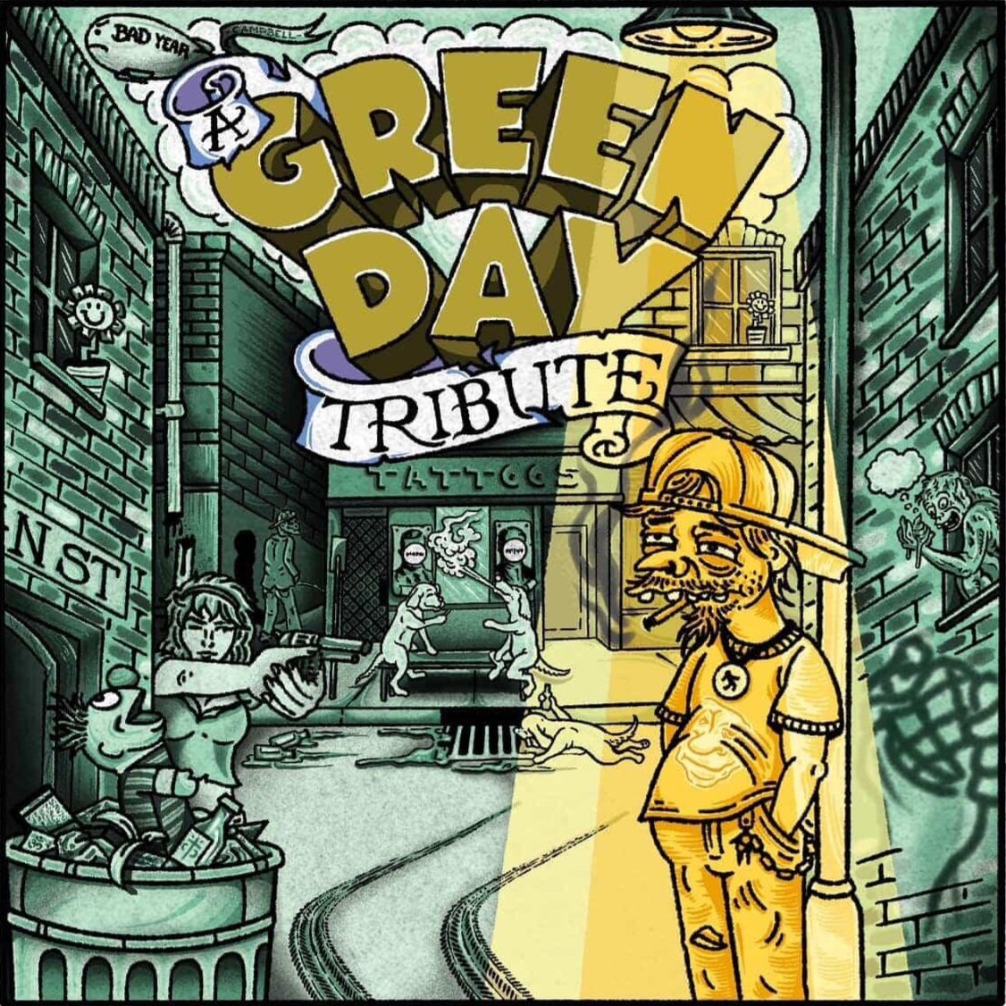 GREEN DAY TRIBUTE VOL 1 DOUBLE LP SPLATTER VINYL | Coffin Curse