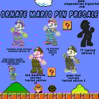 Image 1 of Ornate mario pin pre sale 