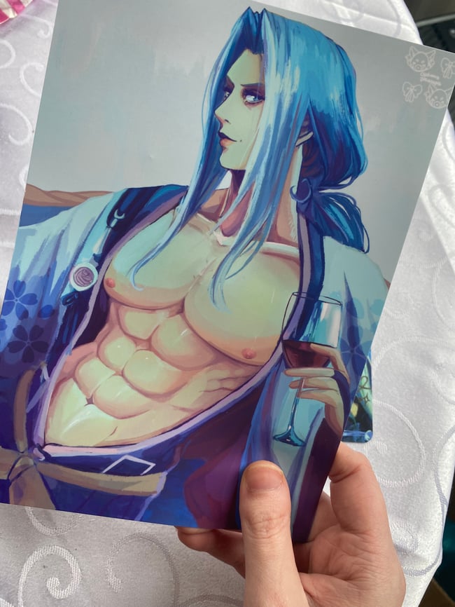 A5 Sephiroth Print and Silver Foil Photocard